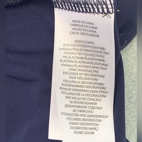 Polo Ralph Lauren Classic Navy Golf Polo Shirt - Picture 5 of 6